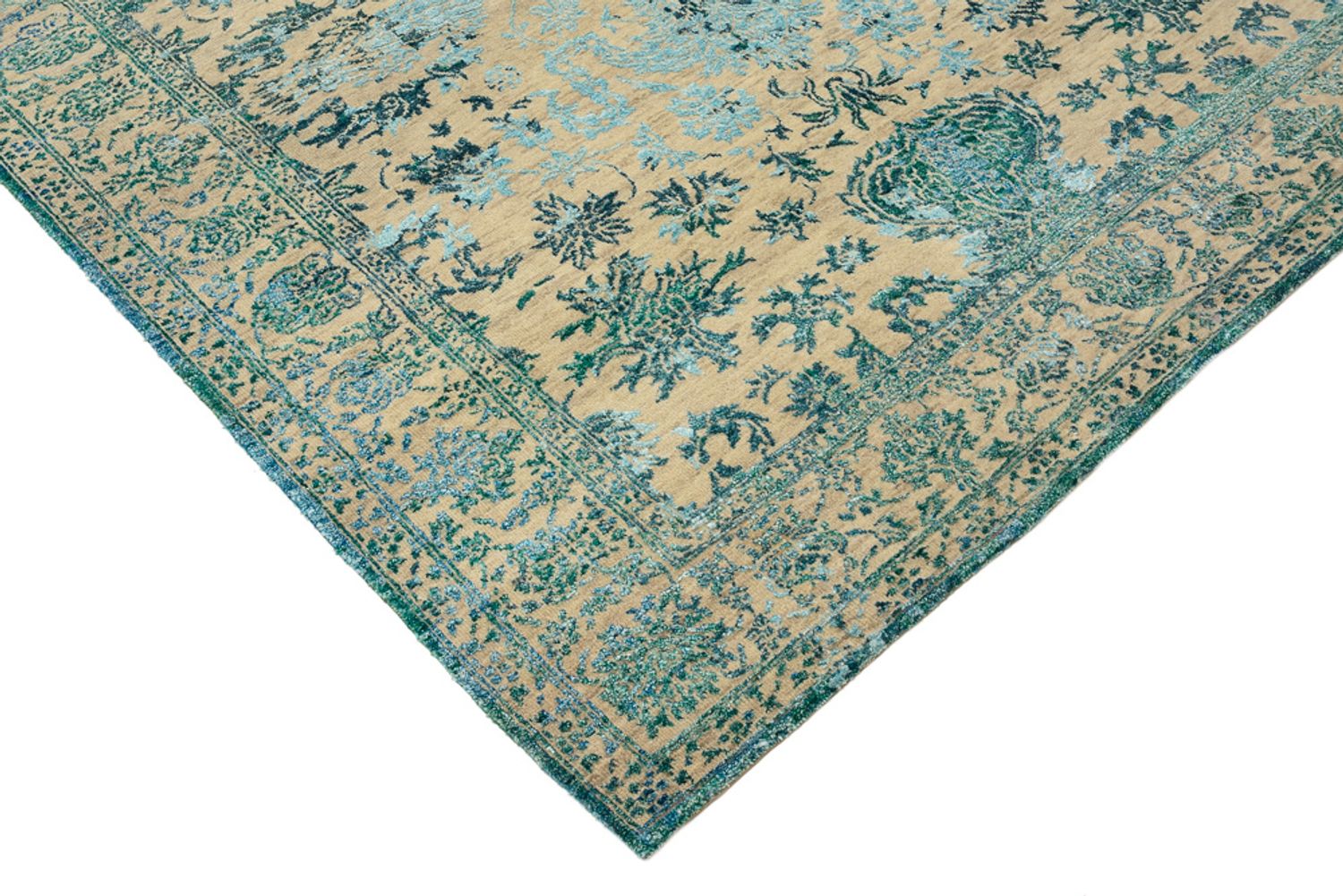 Alfombra de diseño - 201 x 155 cm - beige claro