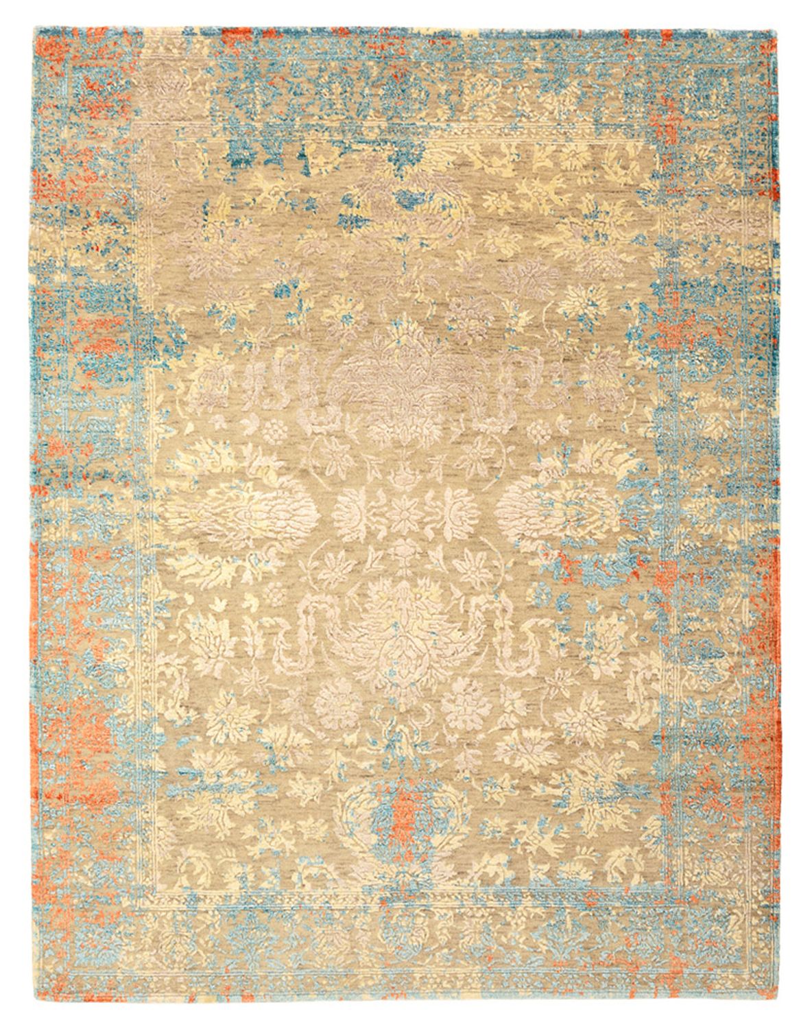 Alfombra de diseño - 196 x 152 cm - camello