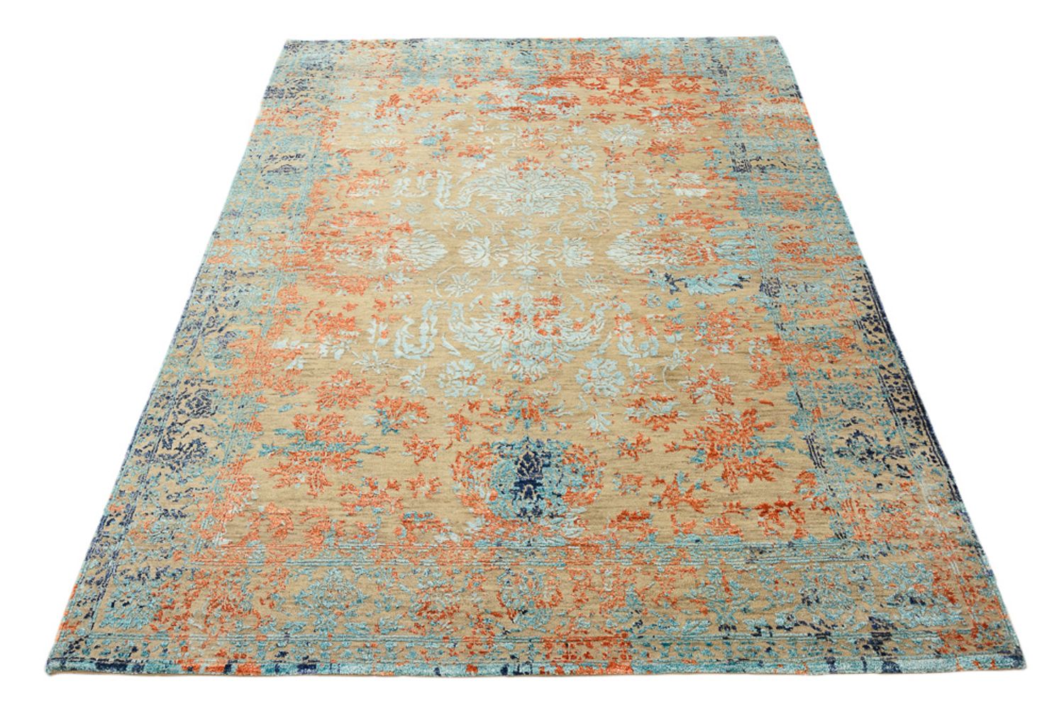 Alfombra de diseño - 195 x 149 cm - multicolor
