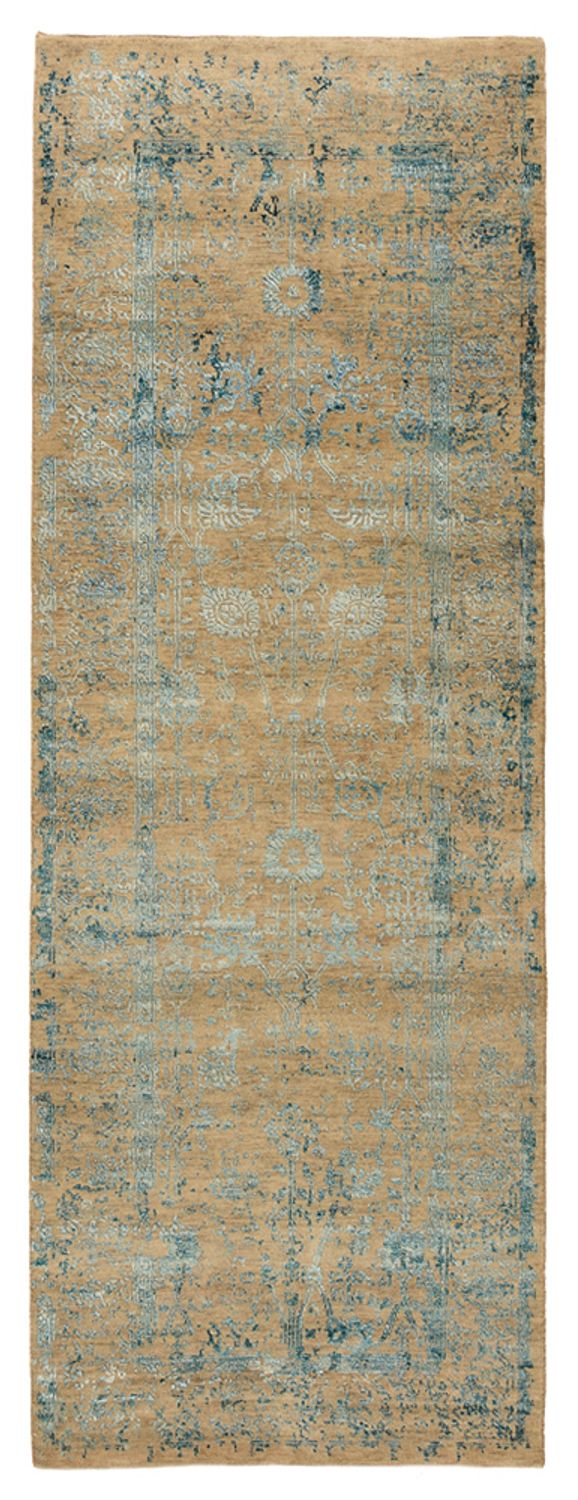 Alfombra de pasillo Alfombra de diseño - 243 x 84 cm - camello