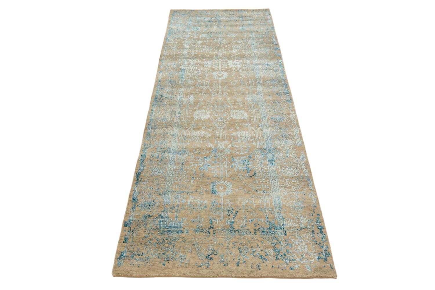 Alfombra de pasillo Alfombra de diseño - 243 x 84 cm - camello
