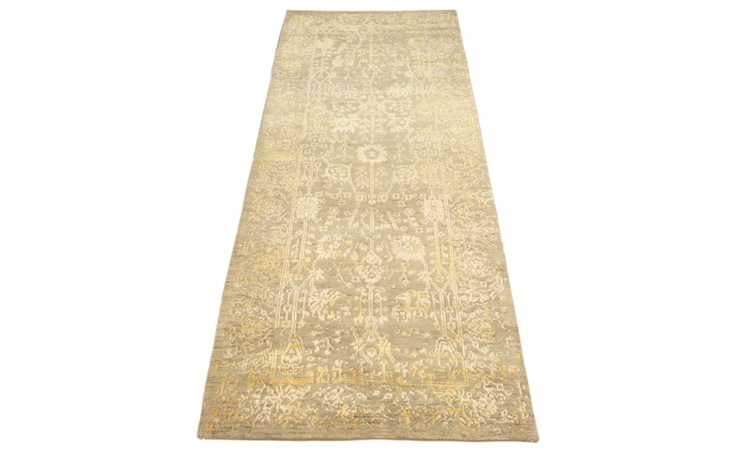 Alfombra de pasillo Alfombra de diseño - 201 x 73 cm - caramelo