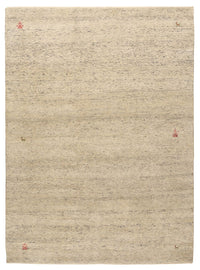 Alfombra Gabbeh - Loribaft Indus - 238 x 175 cm - beige claro