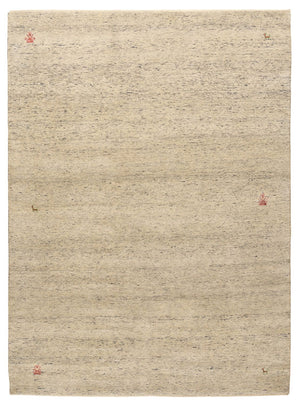 Alfombra Gabbeh - Loribaft Indus - 238 x 175 cm - beige claro