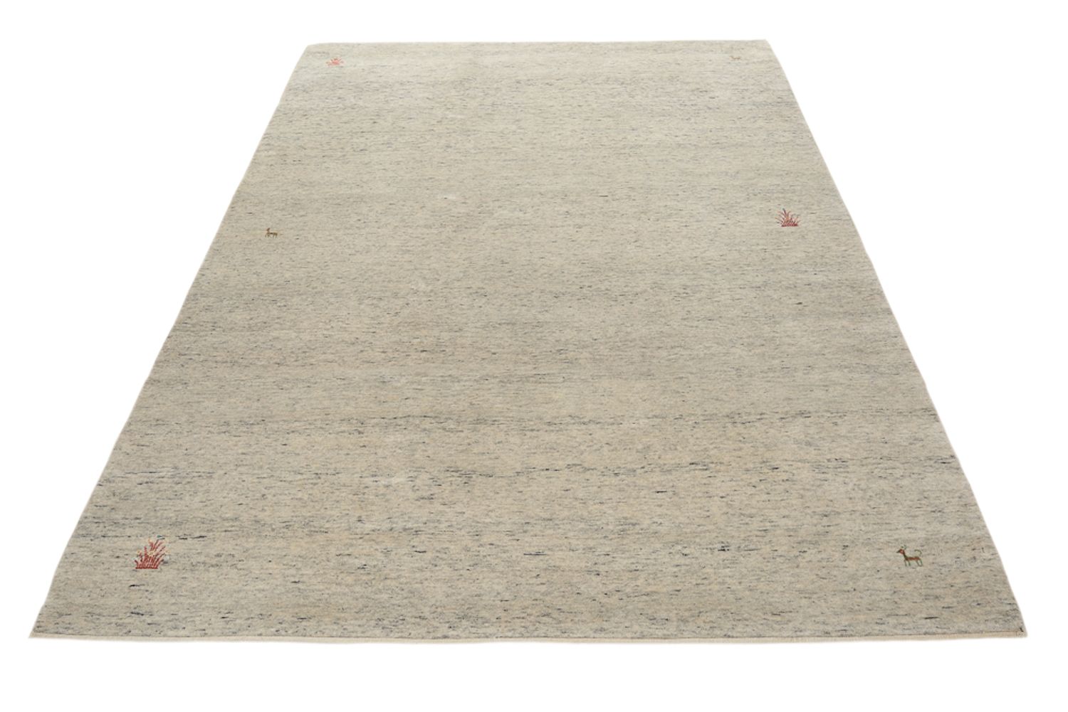 Alfombra Gabbeh - Loribaft Indus - 238 x 175 cm - beige claro