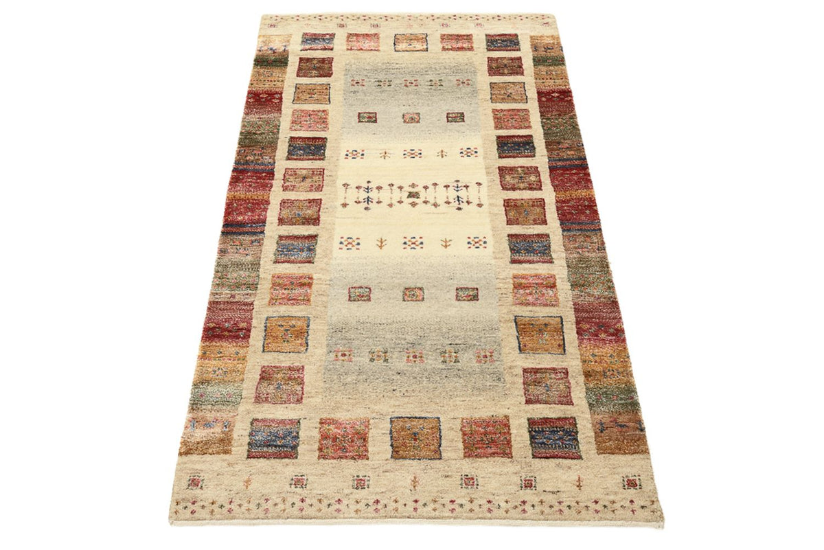 Alfombra Gabbeh - Loribaft Indus - 145 x 77 cm - multicolor