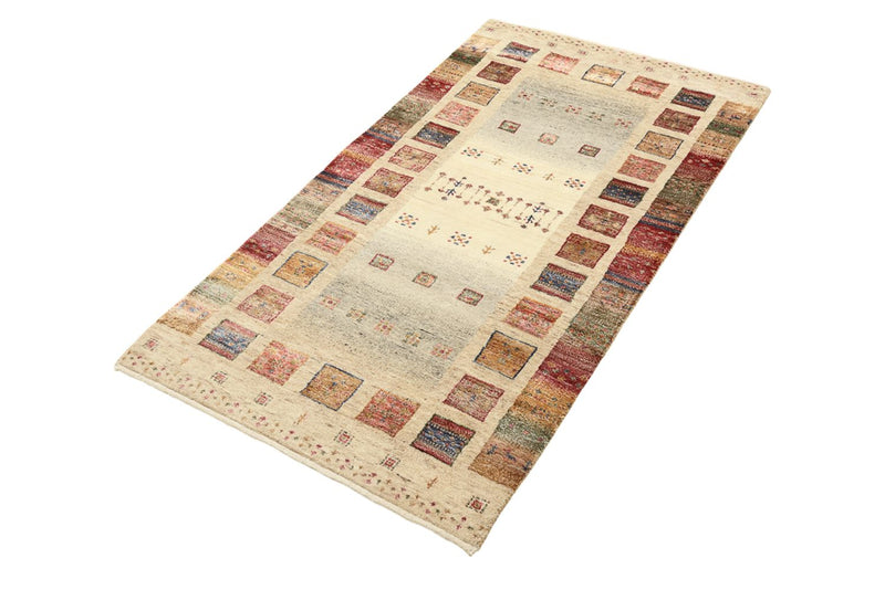 Alfombra Gabbeh - Loribaft Indus - 145 x 77 cm - multicolor