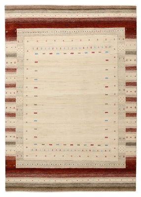 Alfombra Gabbeh - Loribaft Indus - 239 x 169 cm - beige claro