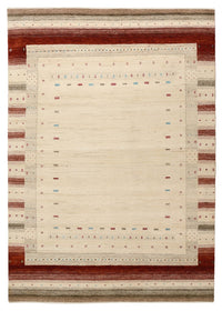 Alfombra Gabbeh - Loribaft Indus - 239 x 169 cm - beige claro