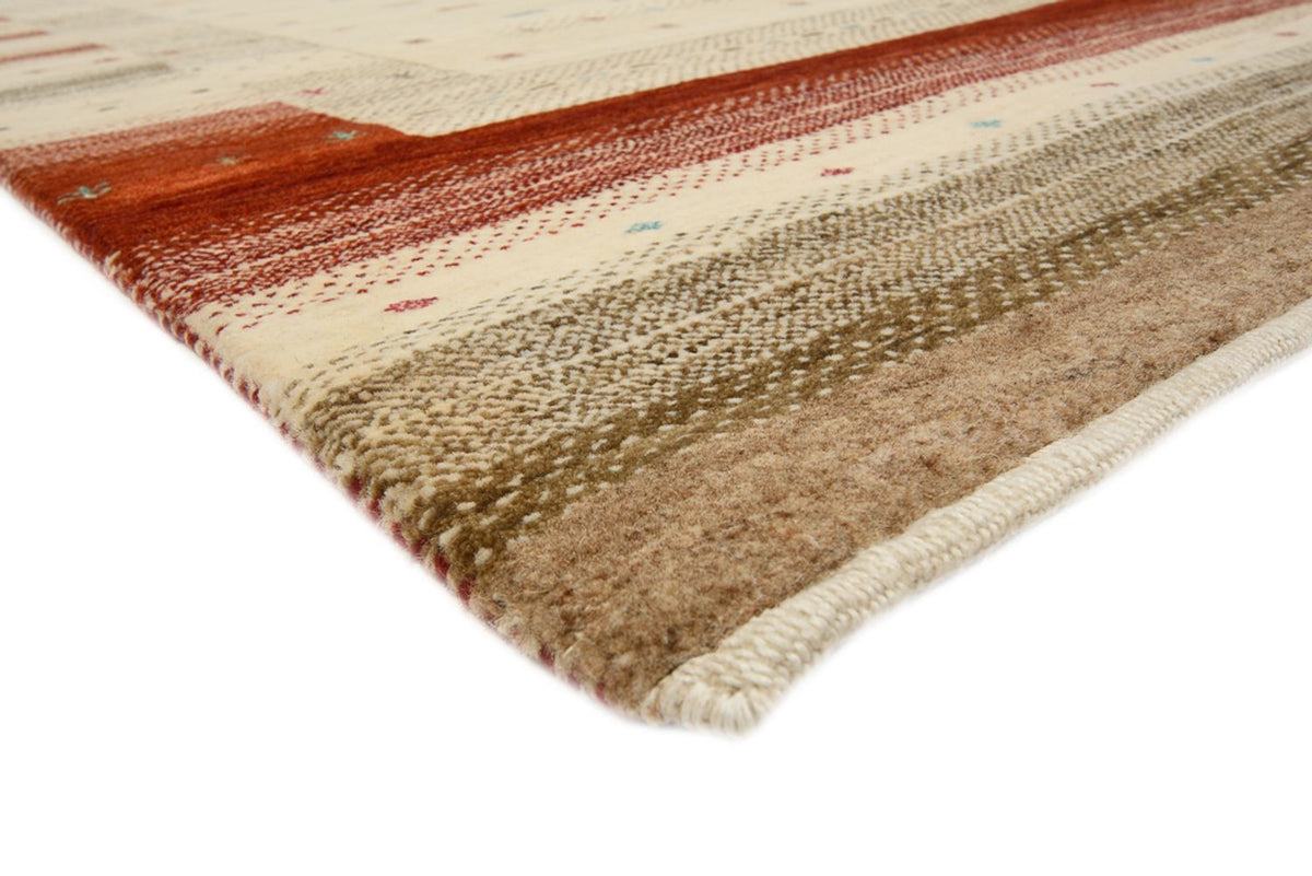 Alfombra Gabbeh - Loribaft Indus - 239 x 169 cm - beige claro