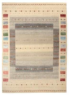 Alfombra Gabbeh - Loribaft Indus - 351 x 248 cm - beige claro