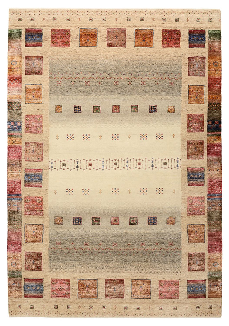 Alfombra Gabbeh - Loribaft Indus - 244 x 172 cm - multicolor