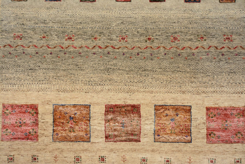 Alfombra Gabbeh - Loribaft Indus - 244 x 172 cm - multicolor