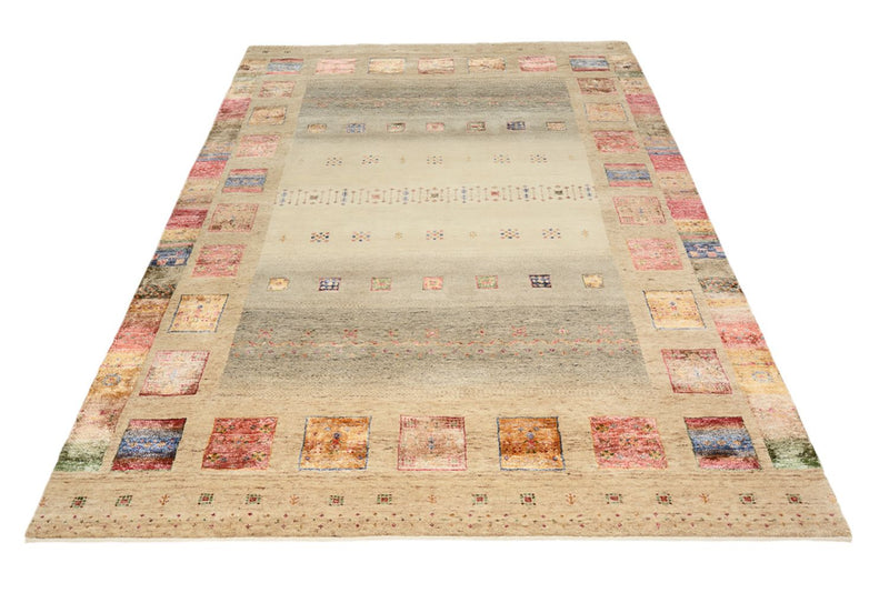 Alfombra Gabbeh - Loribaft Indus - 244 x 172 cm - multicolor