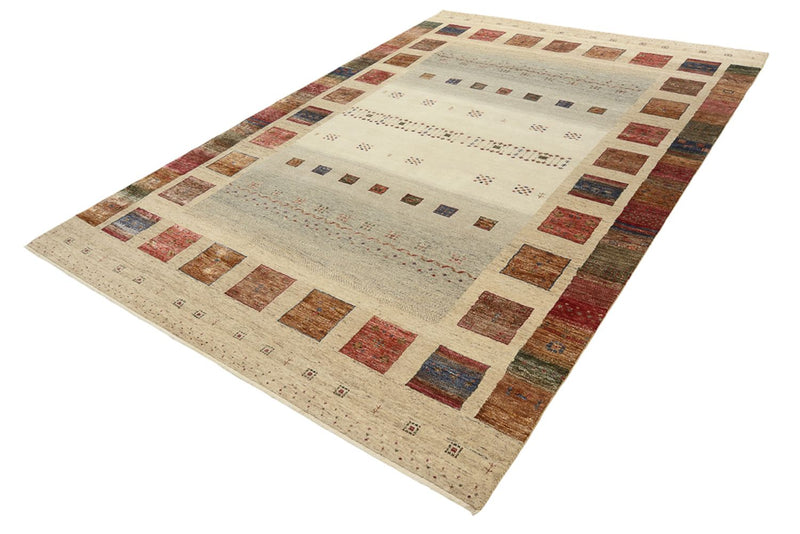 Alfombra Gabbeh - Loribaft Indus - 302 x 205 cm - multicolor