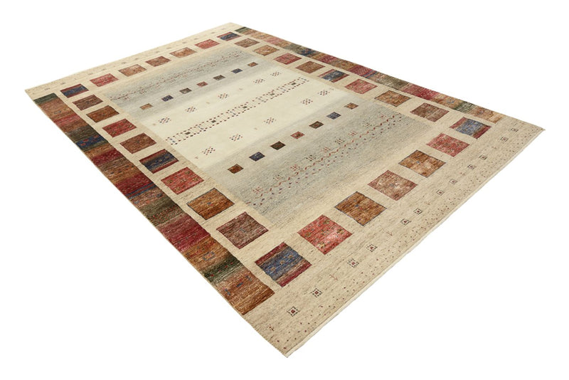 Alfombra Gabbeh - Loribaft Indus - 302 x 205 cm - multicolor