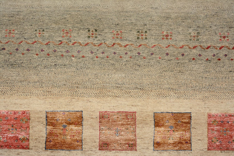 Alfombra Gabbeh - Loribaft Indus - 302 x 205 cm - multicolor