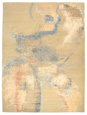 Alfombra de diseño - 372 x 281 cm - beige claro