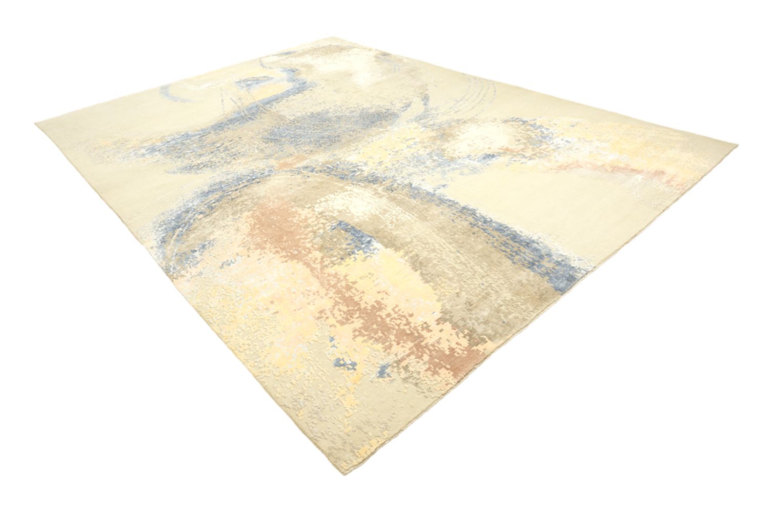 Alfombra de diseño - 372 x 281 cm - beige claro