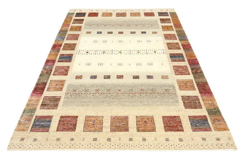 Alfombra Gabbeh - Loribaft Indus - 244 x 175 cm - multicolor