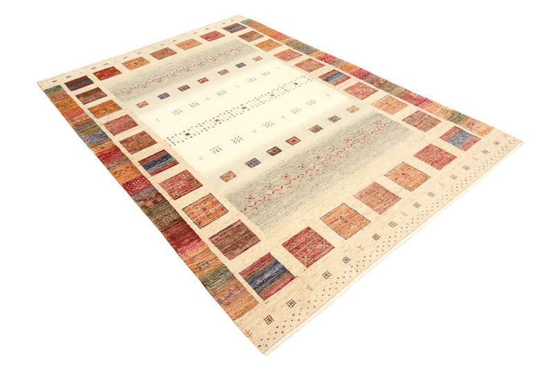 Alfombra Gabbeh - Loribaft Indus - 244 x 175 cm - multicolor