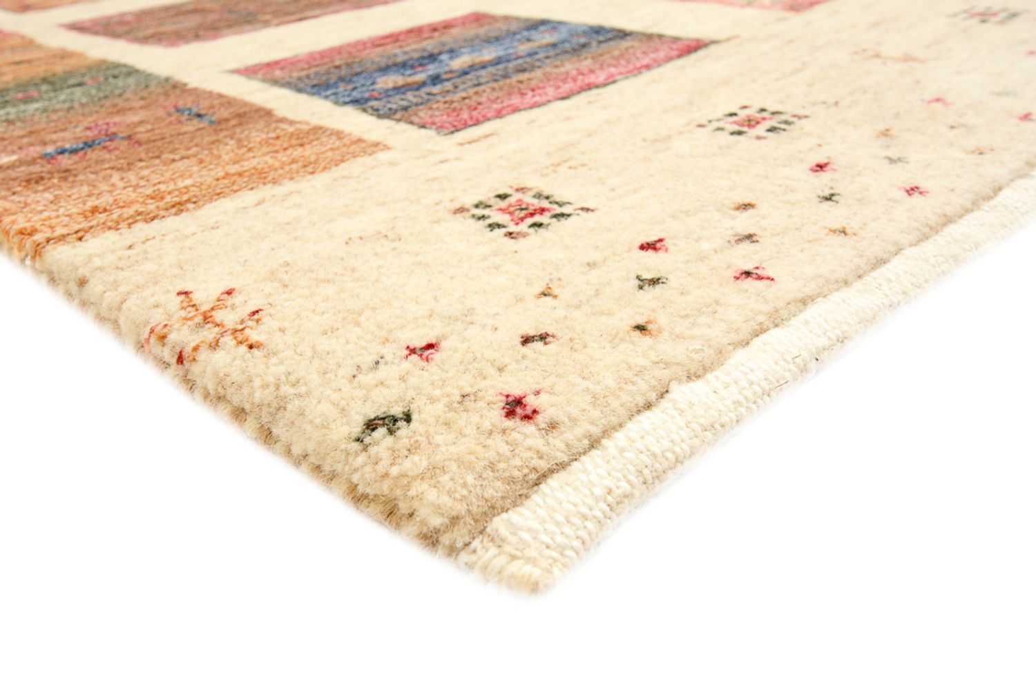 Alfombra Gabbeh - Loribaft Indus - 244 x 175 cm - multicolor