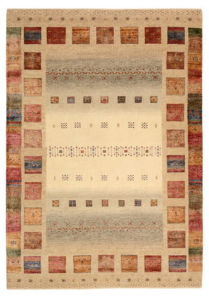 Alfombra Gabbeh - Loribaft Indus - 242 x 168 cm - multicolor