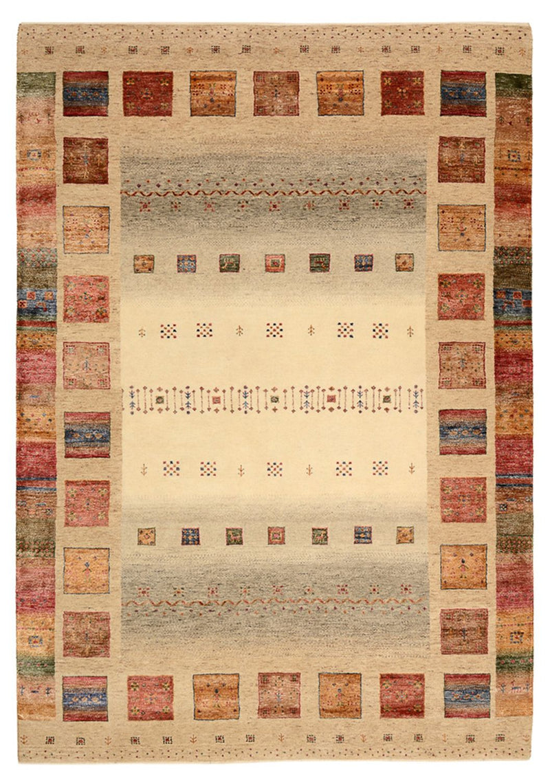 Alfombra Gabbeh - Loribaft Indus - 242 x 168 cm - multicolor