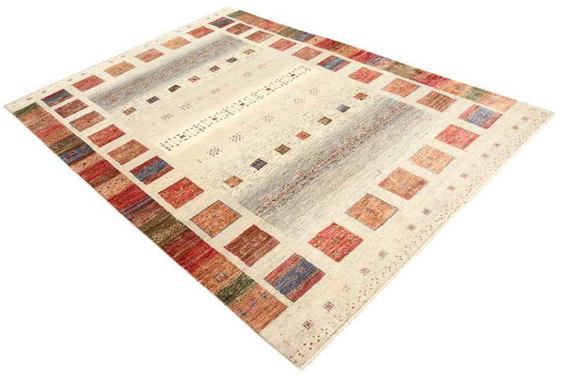 Alfombra Gabbeh - Loribaft Indus - 241 x 176 cm - multicolor