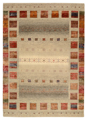 Alfombra Gabbeh - Loribaft Indus - 239 x 174 cm - multicolor