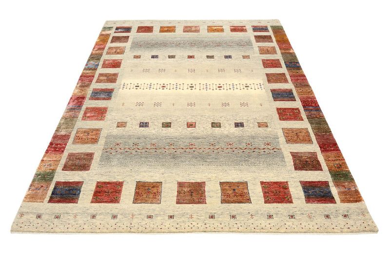 Alfombra Gabbeh - Loribaft Indus - 239 x 174 cm - multicolor