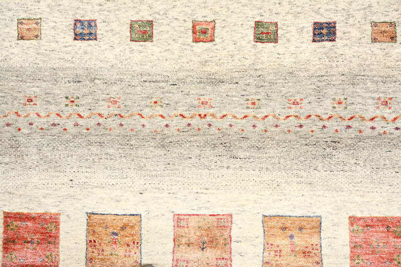 Alfombra Gabbeh - Loribaft Indus - 239 x 174 cm - multicolor