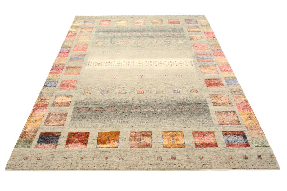 Alfombra Gabbeh - Loribaft Indus - 239 x 174 cm - multicolor