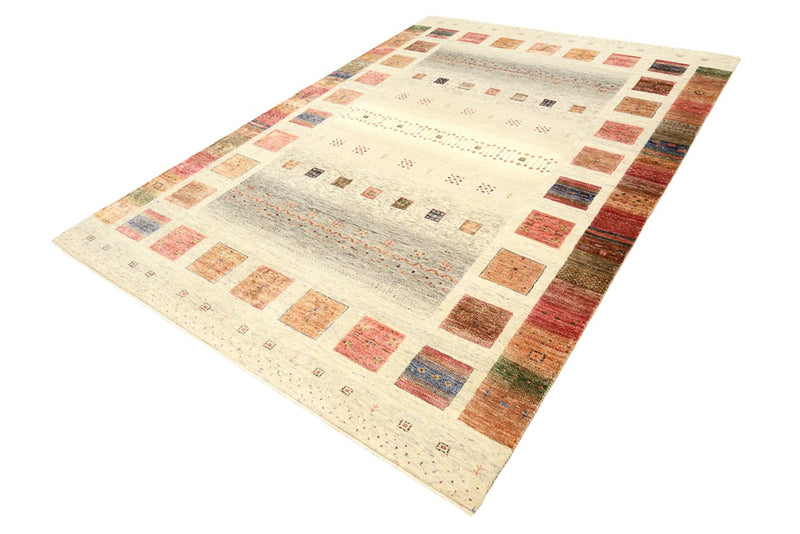 Alfombra Gabbeh - Loribaft Indus - 302 x 206 cm - multicolor