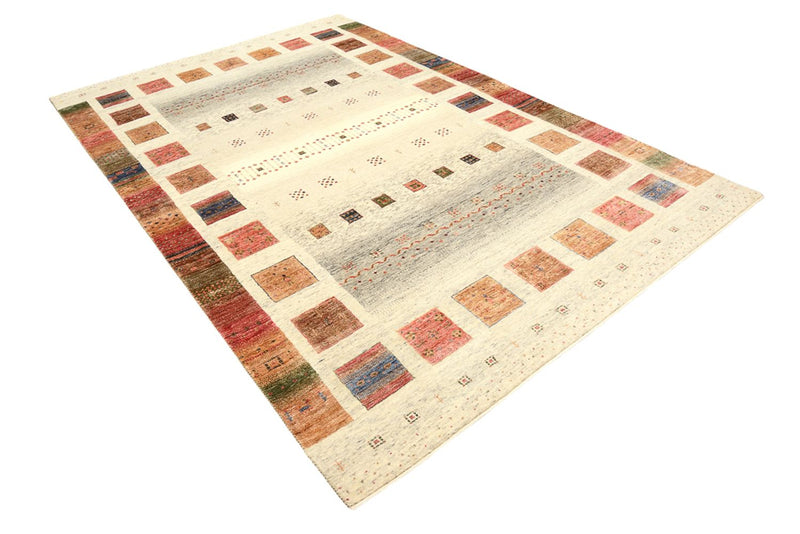 Alfombra Gabbeh - Loribaft Indus - 302 x 206 cm - multicolor