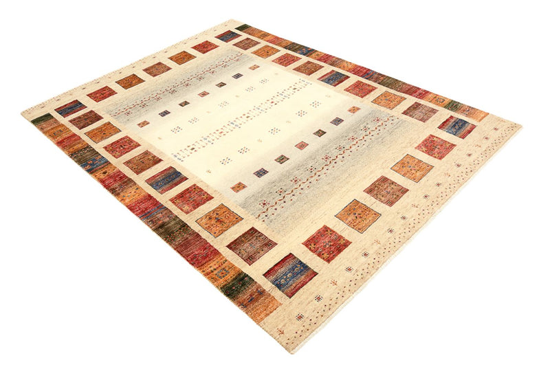 Alfombra Gabbeh - Loribaft Indus - 204 x 156 cm - multicolor