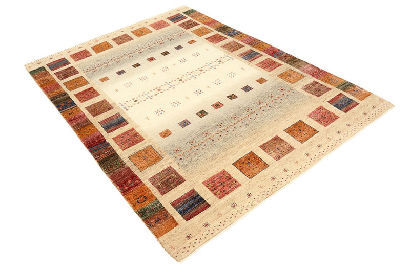 Alfombra Gabbeh - Loribaft Indus - 205 x 153 cm - multicolor