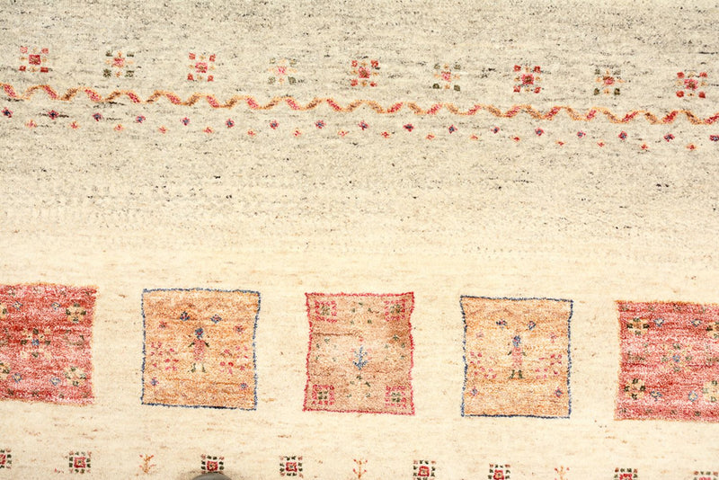 Alfombra Gabbeh - Loribaft Indus - 241 x 164 cm - multicolor
