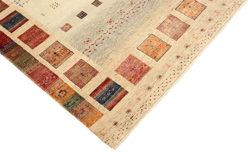 Alfombra Gabbeh - Loribaft Indus - 207 x 148 cm - multicolor