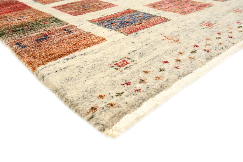 Alfombra de pasillo Alfombra Gabbeh - Loribaft Indus - 247 x 82 cm - multicolor