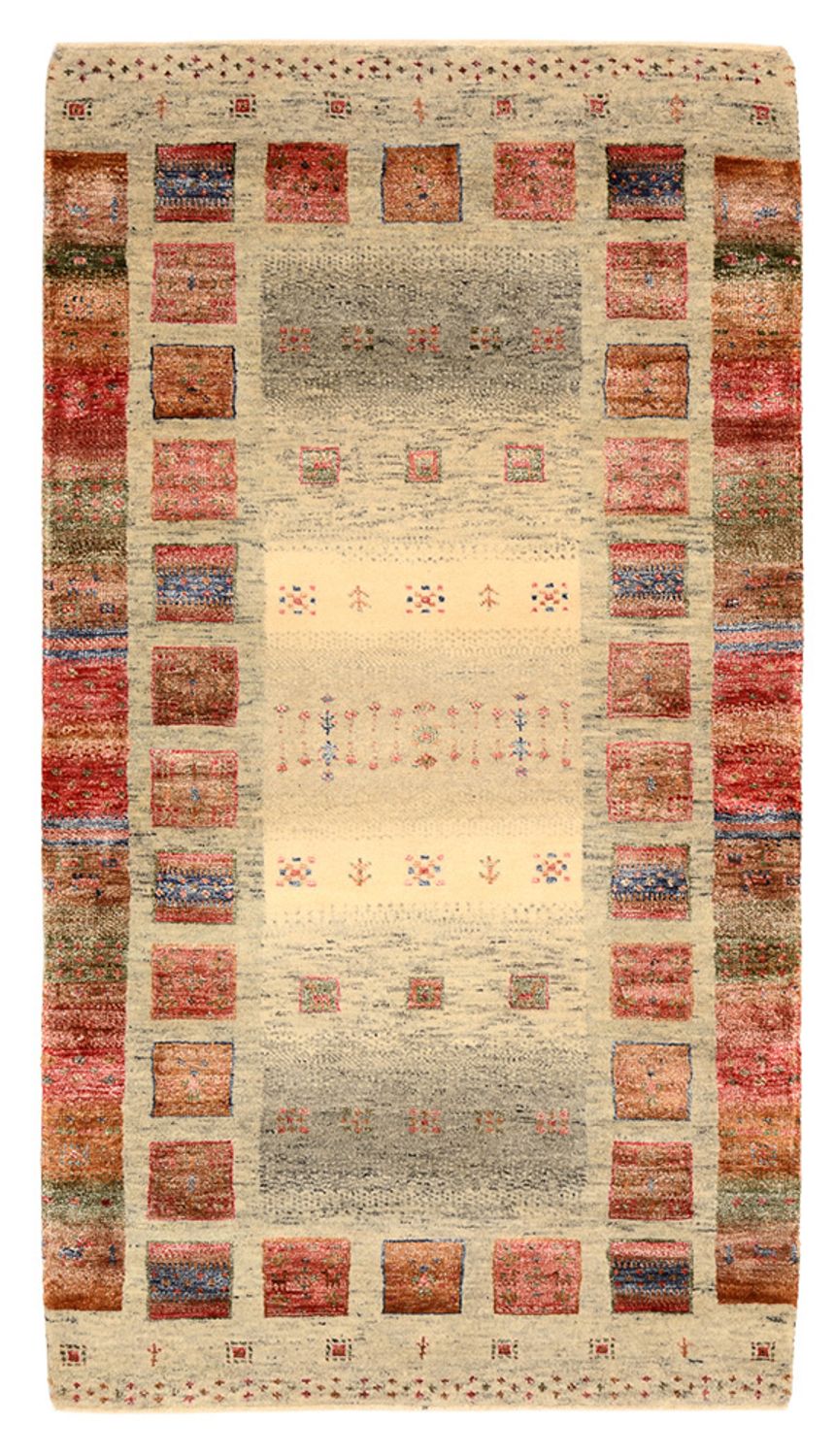 Alfombra Gabbeh - Loribaft Indus - 139 x 76 cm - multicolor