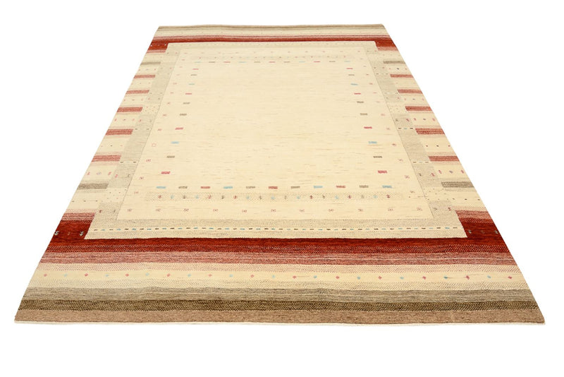 Alfombra Gabbeh - Loribaft Indus - 299 x 210 cm - beige claro