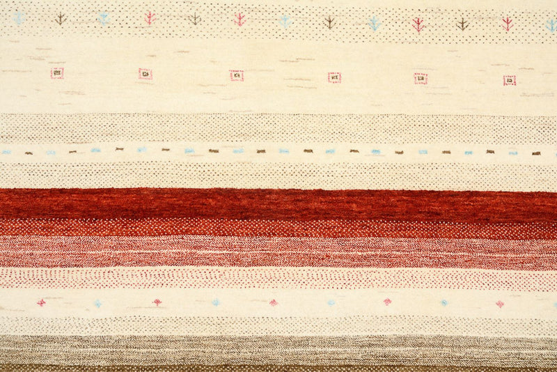 Alfombra Gabbeh - Loribaft Indus - 349 x 251 cm - beige claro