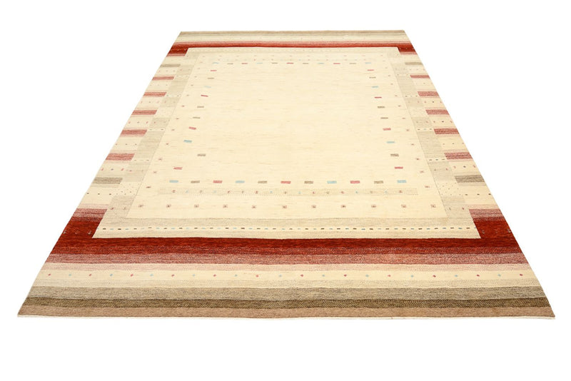 Alfombra Gabbeh - Loribaft Indus - 342 x 254 cm - beige claro
