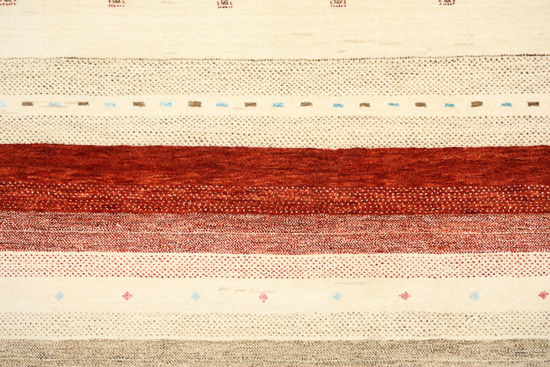 Alfombra Gabbeh - Loribaft Indus - 342 x 254 cm - beige claro