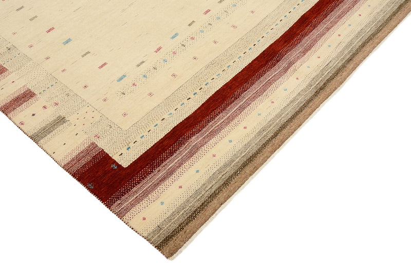 Alfombra Gabbeh - Loribaft Indus - 238 x 174 cm - beige claro