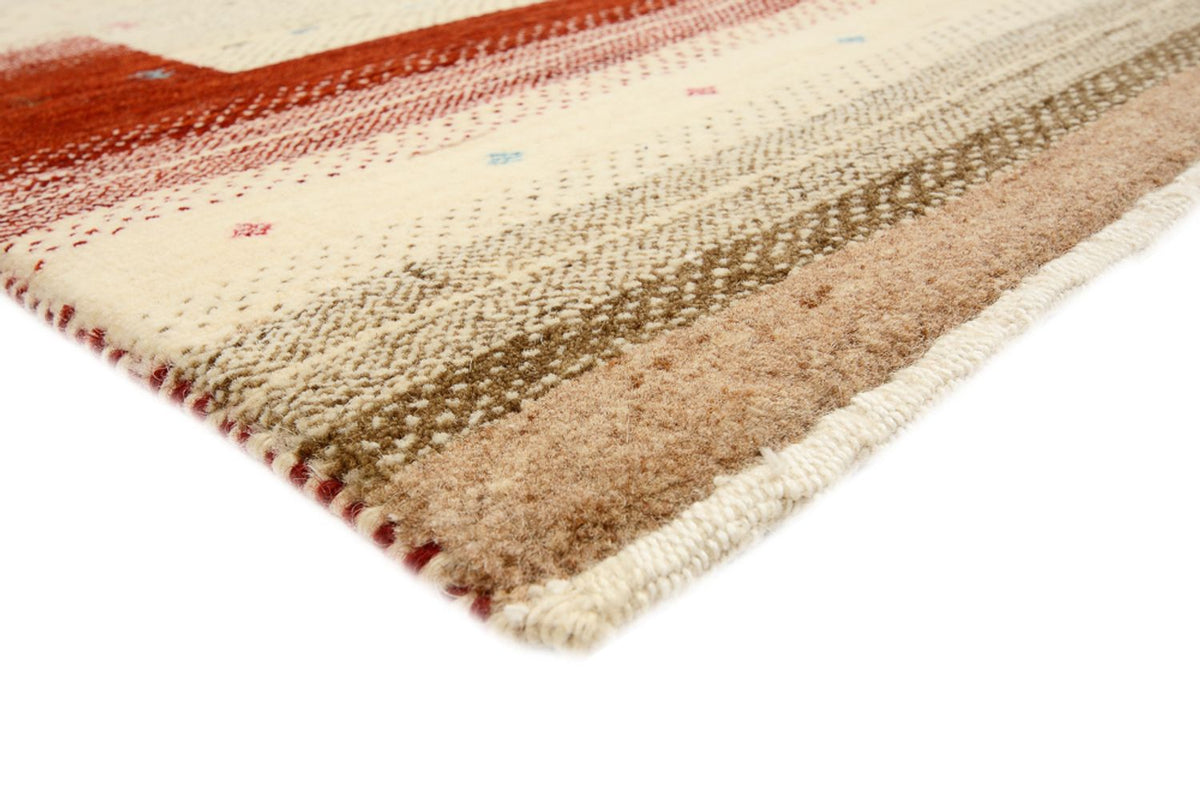 Alfombra Gabbeh - Loribaft Indus - 238 x 174 cm - beige claro