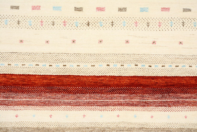 Alfombra Gabbeh - Loribaft Indus - 240 x 175 cm - beige claro