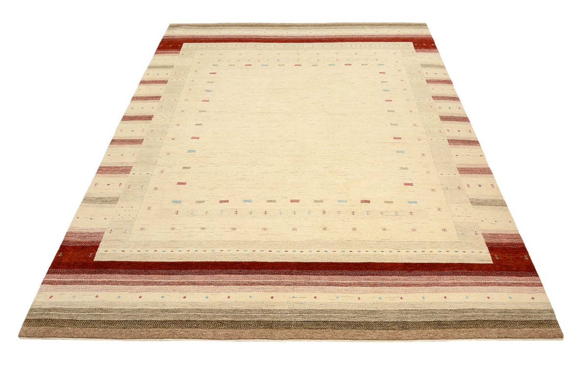 Alfombra Gabbeh - Loribaft Indus - 319 x 251 cm - beige claro