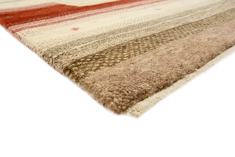 Alfombra Gabbeh - Loribaft Indus - 319 x 251 cm - beige claro